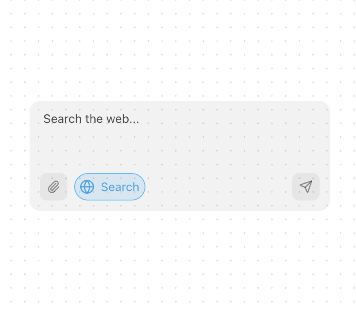 AI Input With Search